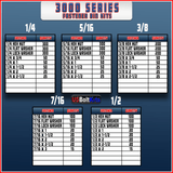 US Bolt Kits 3765 Piece Grade 18-8 Stainless Steel Coarse Thread Bin Kit with 40 Hole Bin