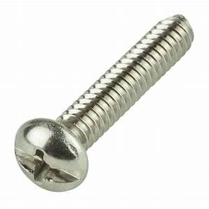 10-32 X 3/4 Pan Head Phillips Machine Screws - 18-8 Stainless Steel (25 Pack)