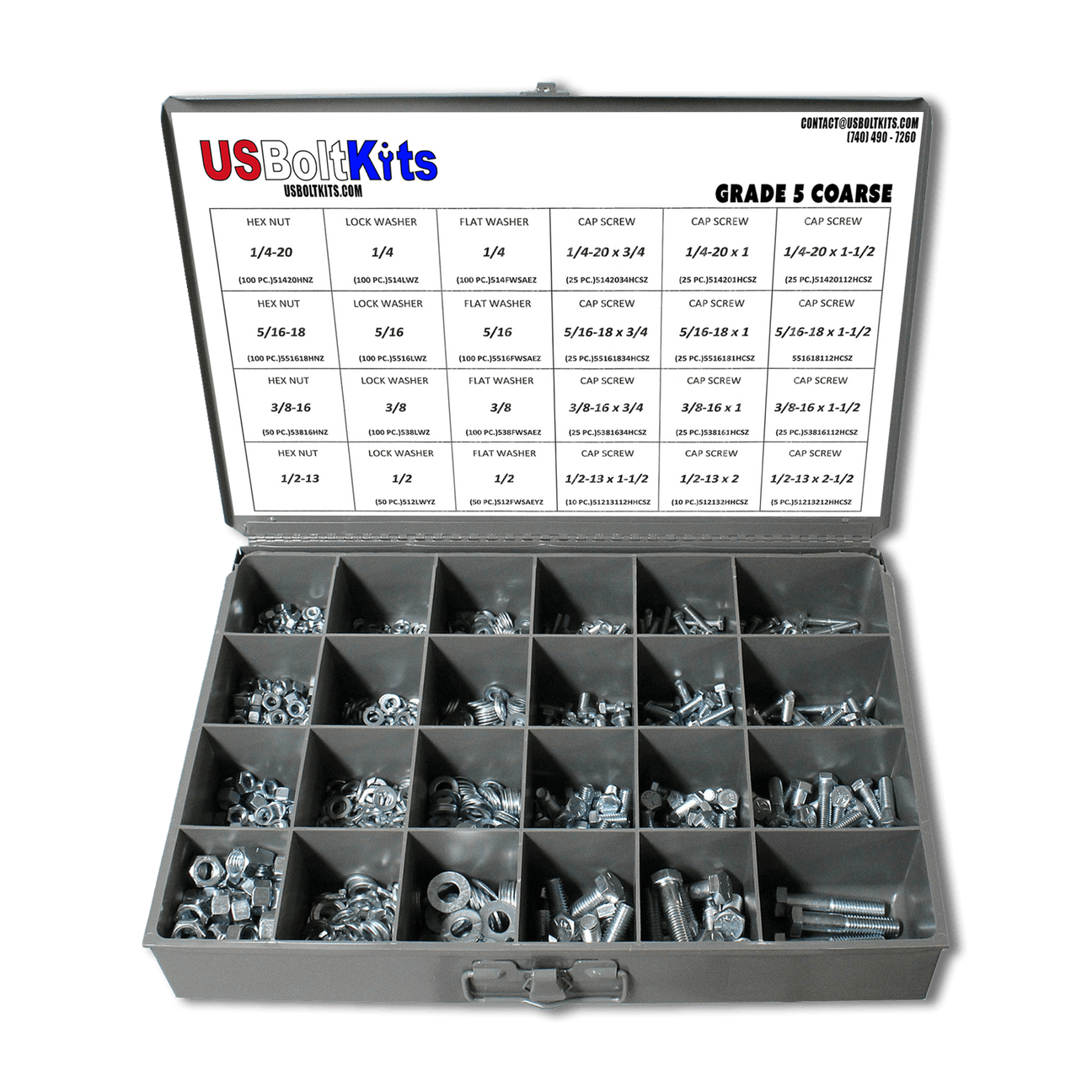 Hardware Drawer Kit Assortments US Bolt Kits