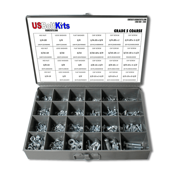 Hardware Drawer Kit Assortments US Bolt Kits