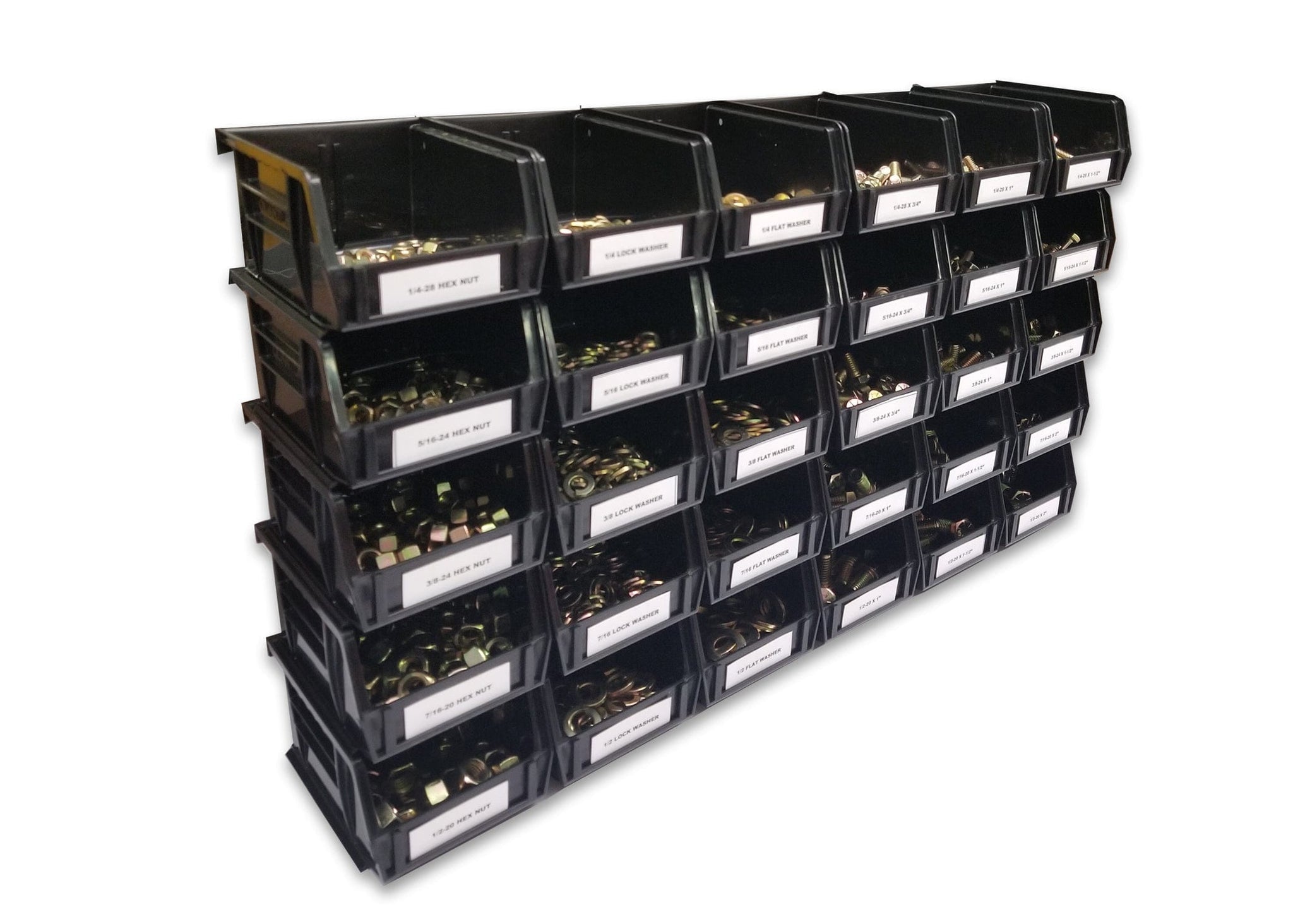 2000 Piece Screw Assortment with 24 Plastic Bins – US Bolt Kits